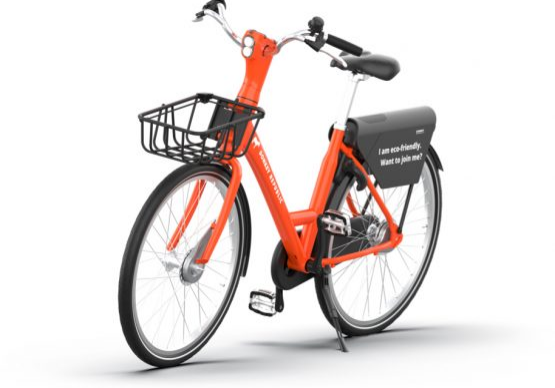 oranje fiets